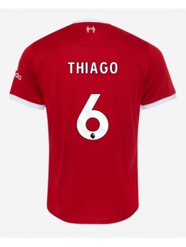 Moški Nogometna dresi replika Liverpool Thiago Alcantara #6 Domači 2023-24 Kratek rokav